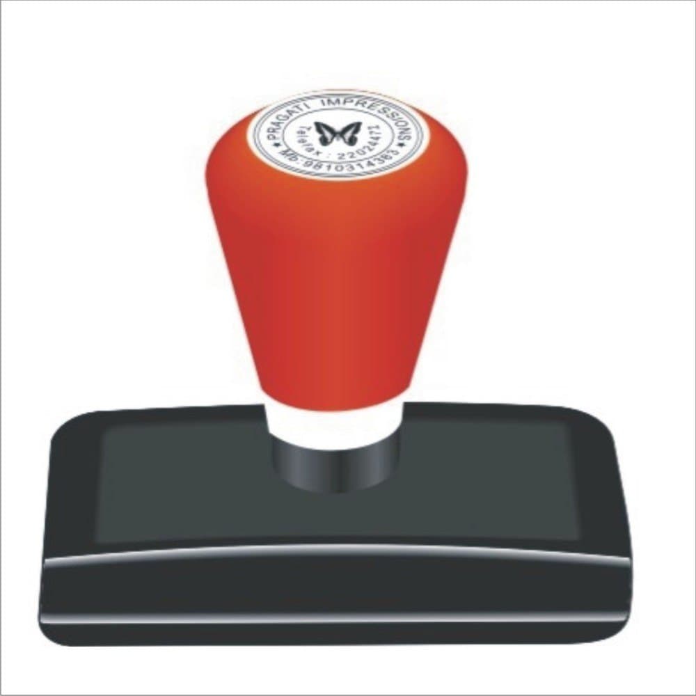 Dura logo - reliable stamp manufacturing brand with blue corporate identity